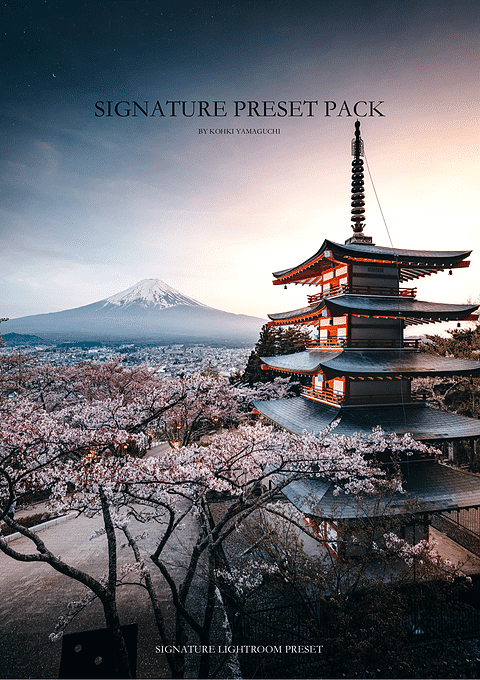Signature Preset Pack By Kohki (Lightroom Desktop)