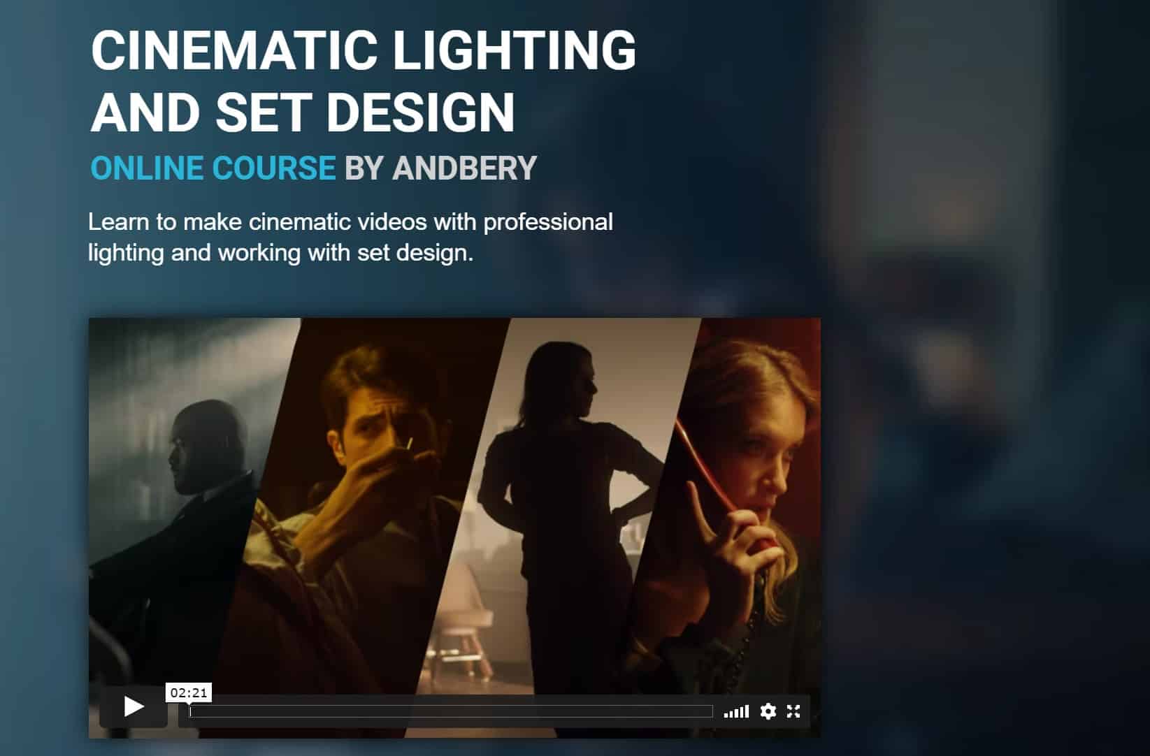 Andrey Beresnev - Cinematic Lighting Course