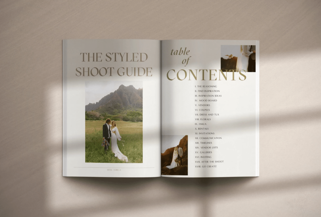 Beba Vowels - The Styled Shoot Guide